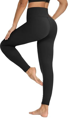 YOLIX Leggings for Women-High Waisted Yoga Pants Tummy Control Compression