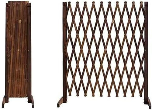 Zaun/Holzzaun/Teleskop-Leitplanke/Gartenspalier, dekorativer Zaun/Haustierzaun/Absperrtür (70 x 30 cm)