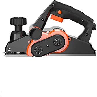 GLJTUO Pialla Elettrica A Mano, Pialla Elettrica 1200, profondità di Piallatura Regolabile da 0 A 2 Mm, Adatta per Gli Appassionati di Lavorazione del Legno E Fai da Te (B)