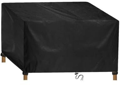 ZUROJ Abdeckung für Gartenmöbel 95x85x70cm 420D Oxford Schutzhülle für GartenTisch,Rechteckig Abdeckung für Gartenmöbel Winterfest