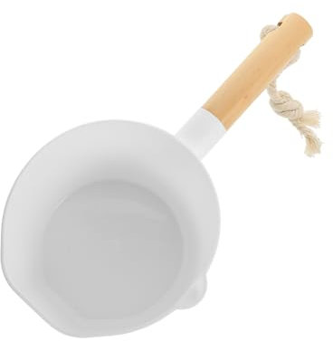 IMIKEYA Kitchen Wooden Long Handle Water Ladle Scoop Bathroom Bailer Water Scoop Home Essentials Kitchen Accessories