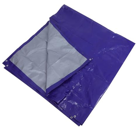 CIMAXIC Bâche Dextérieur 3 M X 5 M en Polyéthylène Auvent Ombragé Support À Bois De Chauffage Œillets Métalliques