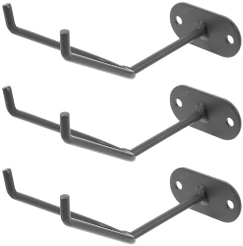 HAKIDZEL 3pcs Spray Gun Holder: Spray Gun Stand for Auto Painting - Wall-Mounted U-Shape Design Paint Holder for Display and Storage