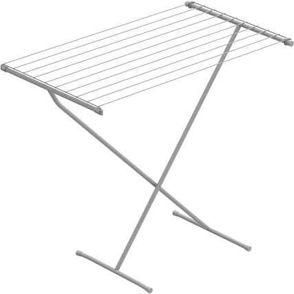 Rörets Wäscheständer Ted White, 54x91x83 cm | 9m Trockenlänge & Liegendtrocknung, Wäschentrocken mit Qualität von Schwedens führender Wächeständermarke