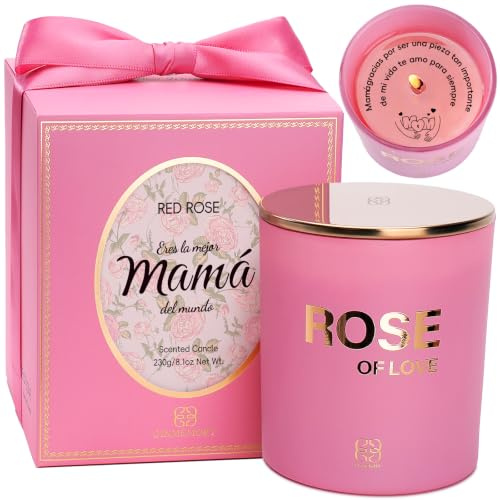 Regalo Madre, Regalos Originales para Madres Vela Aromática, Regalo Mama