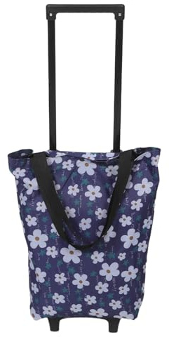 FOMIYES Carrello per Salire le Scale Pieghevole con Ruote Rinforzato, Trolley Portatile la Spesa e Campeggio, Carrello Multiuso Compatto per Trasporto Leggero e Stoccaggio Salvaspazio