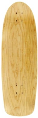 Folpus Plateau de Skateboard en Érable Deck Planche Cruiser Surface Compacte 32x10pouces pour Réponse Rapide pour Relances Trous de Fixation Multiples Adapté, Bois Naturel Érable