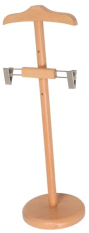 TIDTALEO Justerbar Träklädesställning för Barnkläder Robust Björkträ Klädhängare för Lättmonterad Display för Barnshop och Shower Dekoration