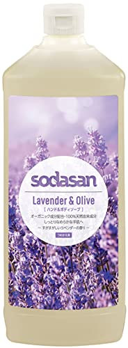 SODASAN ORGANIC LIQUID SOAP 1000 ml Olive