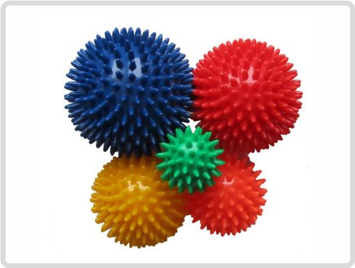 Igelball Igel-Ball Noppenball Massageball, ø 10 cm Farbe: Blau *Top-Qualität zum Top-Preis*