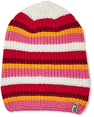 Jack Wolfskin Kinder Mütze Kids Pixy Cap beetroot red 10-11 Jahre (140/146)