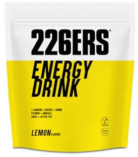 226ERS Bibita per Sportivi in Polvere, Bevanda Energetica con Minerali, Taurina e L-Carnitina, Gluten Free, Limone - 500g