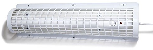 Hylite 55W 500mm Tubular Eco Tube Heater with Built in Stat & Protective Wire Guard - White