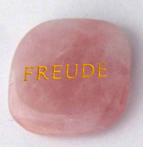 Handschmeichler Rosenquarz Freude