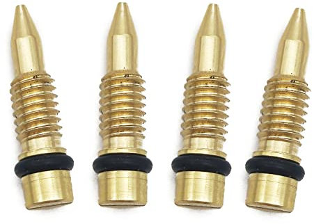 ZAKWAS Motorrad Vergaser Schwimmerschale Ablassschraube mit O-Ringen kompatibel for CB400 CB400A CB400T CB450 CB450T CB550K CB550 CB 400 450 550 ATK (Color : 4pcs)