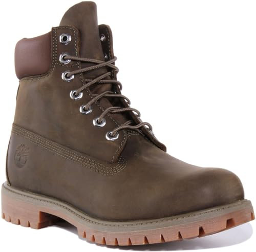 Timberland Stivali impermeabili da uomo 15,2 cm, caffè, 46 EU