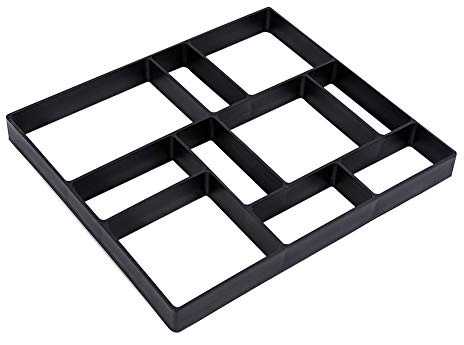 Ejoyous Concrete Moulds, Formwork Shape Concrete Tile Mold DIY Garden Concrete Paving Mold, Concrete Moulds Paving for Pavement Walkways Outdoor Improvements