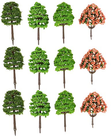 EXCEART 70 Sandbox-Modellbaum Menschen Passanten-Figuren Modellbau zubehör Werkzeug plastikbaum mikrolandschaft Terrariendekorationen Mini-Züge Simulationsanlage Desktop-Ornament