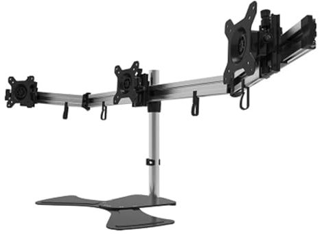 ICKUMDQUU DL-NP230 Triple Screen 15-27 Zoll LCD TV Desktop Mount Monitor Desktop Halterung DREI Unterstützt Led Halterung LCD Bildschirm