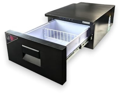PUNDMANN Kompressor Kühlschublade 20L 12V/24V Kühlbox Kühlschrank Kühlfach bis -20°C für Wohnmobil Wohnwagen PKW Auto LKW Lastwagen Van Boote Camping Reisen klein