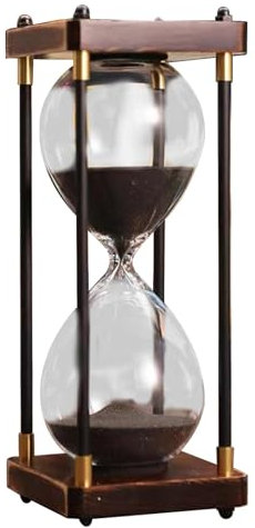 Uhrzeit von 60 Minuten – Stundenglas, Vintage-Hourglass – Schreibtisch-Timer – dekorativer Zeitmanagement-Assistent, Creative Hourglass für das Wohnzimmer