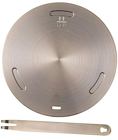 Plaque Diffuseur Induction 1 Set Acier Inoxydable Alliage Aluminium | Surface Lisse, Facile à Nettoyer Ranger, Usage la Cuisine Murale, Ne Se Déforme Pas