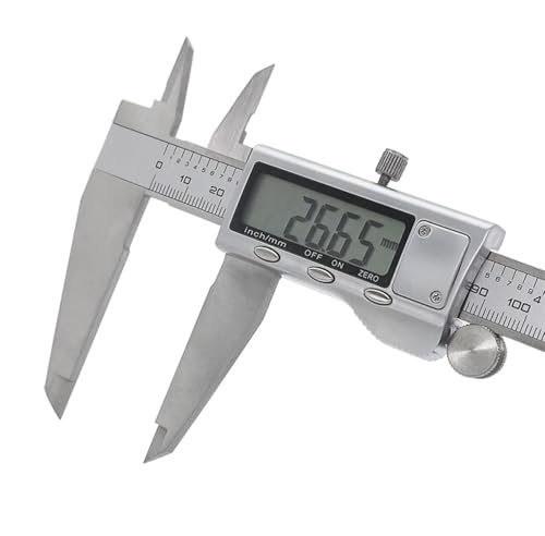 Electronic Digital Vernier Caliper 300 Mm Stainless Steel Vernier Caliper High Precision Measuring Caliber Height Depth Tester(0-300mm)