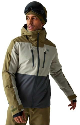 Dare2b golvplatta III jacka för män, Martini Oliv/Abbey Stone, XL