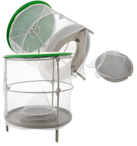 UPKOCH 2 pièces Filets Suspendus Anti-Mouches avec Protection Pluie Cages Attrape-Insectes Stables pour Extérieur Pièges Moucherons Pratiques pour Jardin et Espaces Publics
