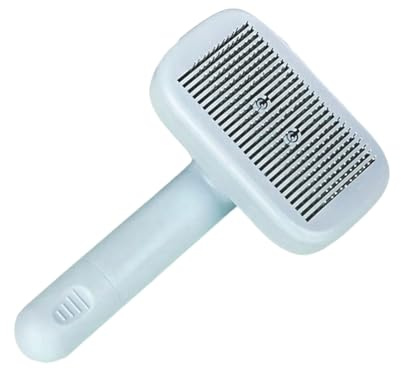 Brosse auto-nettoyante pour la brosse de toilettage pour chiens pour sous-poil - Outil de toilettage massant anti-enchevêtrement et sous-poil | pour enlever les poils longs ou courts
