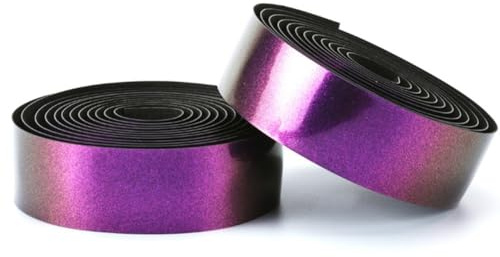 Violiica Reflektierendes Lenkerband für Rennräder, 3,3 mm PU-Leder mit EVA-Schaum für Komfort, Stoßdämpfung und Sicherheit, passend für 30 mm für Lenkstangen