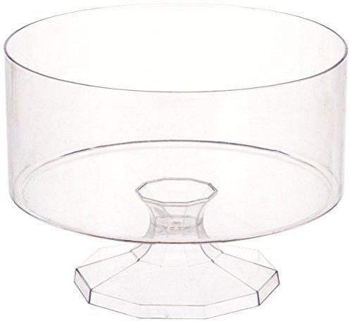 ToyCentre 437841-86 - Cuenco de plástico, 15.2 x 20.3 x 5.1 cm, transparente