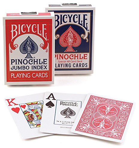 Bicycle Pinochle Jumbo Playing Cards (Pack of 12)