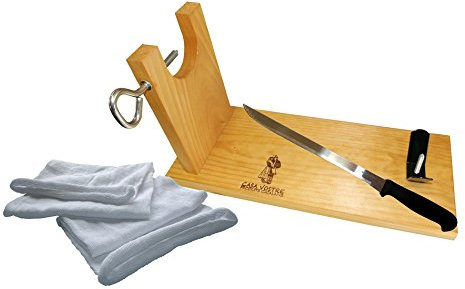 CASAVOSTRE Support jambon, son couteau et son sac à jambon