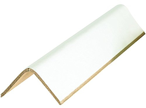 BOX USA BEP2230120BX Edge Protectors, Cased, .120, 2 x 2 x 30, White (Pack of 125)