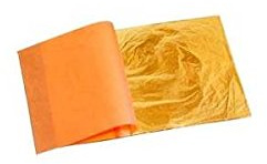 pan de oro librillo 25 hojas 14x14