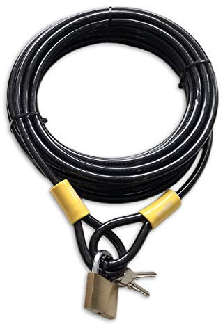 Lynx Cable SperrenSchloss, schwarz, 10 mm x 10 m