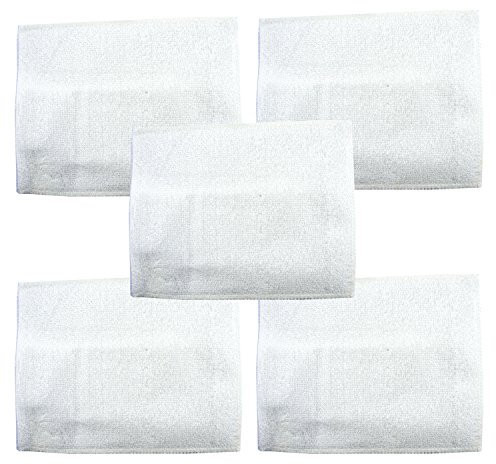 HAND® Bianco bambù Coreano Fibra Cucina e casalinghi Pulizia Panno Doppio Piegato Spessore - 23 x 17 cm - Confezione da 5