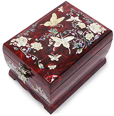 MADDesign Mother of Pearl Lacquered Jewelry Music Box