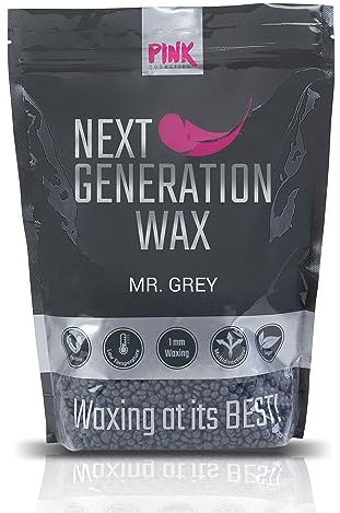 Next Generation Wax Mr. Grey Wachsperlen (800 g) – Premium Wachs geeignet für sensible Haut – Veganes Waxing ohne Vliesstreifen, Haarentfernung ab 1 mm Haarlänge, Brazilian Waxing