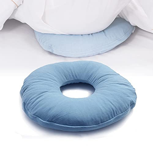vikitim Hämorrhoiden Sitzkissen, Orthopädisches Sitzkissen, Donut Kissen Steißbein Sitzring Weicher Sitzkissen Runde Sitzkissen für Büro Auto Sofa Bürostuhl Hilfe Bei Hämorrhoiden