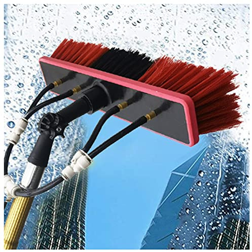 ATRNA Outdoor Window Cleaning Pole, Water Fed Pole Kit with Hose Spray Solar Panel Cleaning Equipment for Cleaner Outdoor Window-30FT(9M)