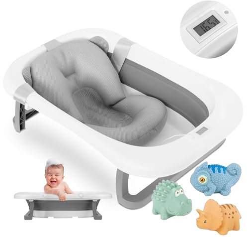 Trendcool Bañera Plegable Bebé Incluye Juguetes Baño Bebe Bañera Bebe Con Juguetes Bañera (M1)