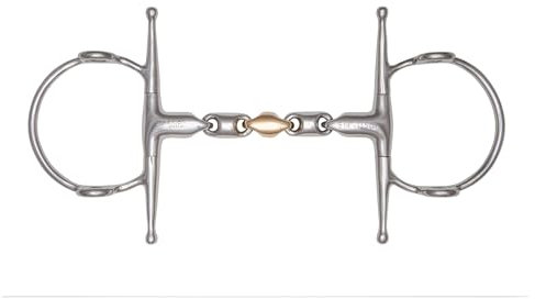 Stübben Gebiss 2477 Waterford Schenkeltrense - 12,5 cm - 16 mm - Sweet Copper Mittelstück