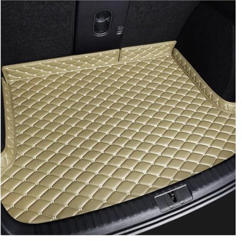 TAOMYDS Kofferraummatten Für Jeep Für Compass 2007-2022 Für Commander 2007 2008 2009-2022 Autoinnenausstattung Auto-Kofferraum-Antifouling-Pads Auto Kofferraumwanne(Beige)