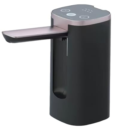 Water Bottle Pump, Portable Electric Water Dispenser with LED Display, USB Rechargeable Drinking Pump Dispenser for 5L, 7.5L, 11L, 18.9L Jug