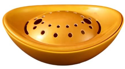LOVIVER Plateau à Glace sèche Shabu Gold Lingot Design Assiette de Fruits de mer Assiette de présentation Sashimi Facile à Nettoyer Assiette à tripes pour, Or