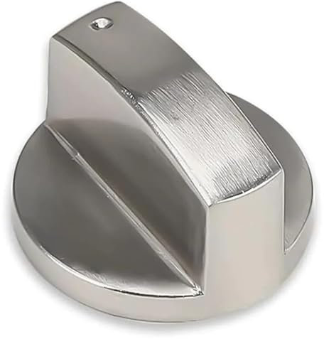 LYHYDMA Bouton Gaziniere Boutons de cuisinière à gaz 6mm 8mm, Interrupteur de Commande de Plaque de Cuisson électrique de Cuisine for Outils de Remplacement de matériel ménager Argent(8mm)