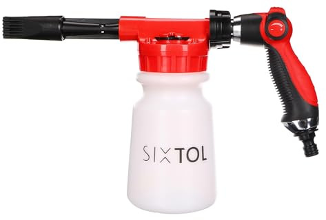 SIXTOL Car Detailing Spray 1 | Car Wash Gun | Foam Cleaning | Washing Gun with Soap Dispenser | Foam Cannon | Pressure Washer Car | Garden Gun | Cleaning Sprayer | 900 ml