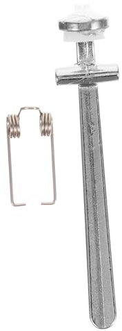 VICASKY Trombone Drain Valve Replacement Set Metal Wire Spring and Base Axle, Trombone Water Key Parts, Trumpet Instrument Drain Fittings for Brass Instruments